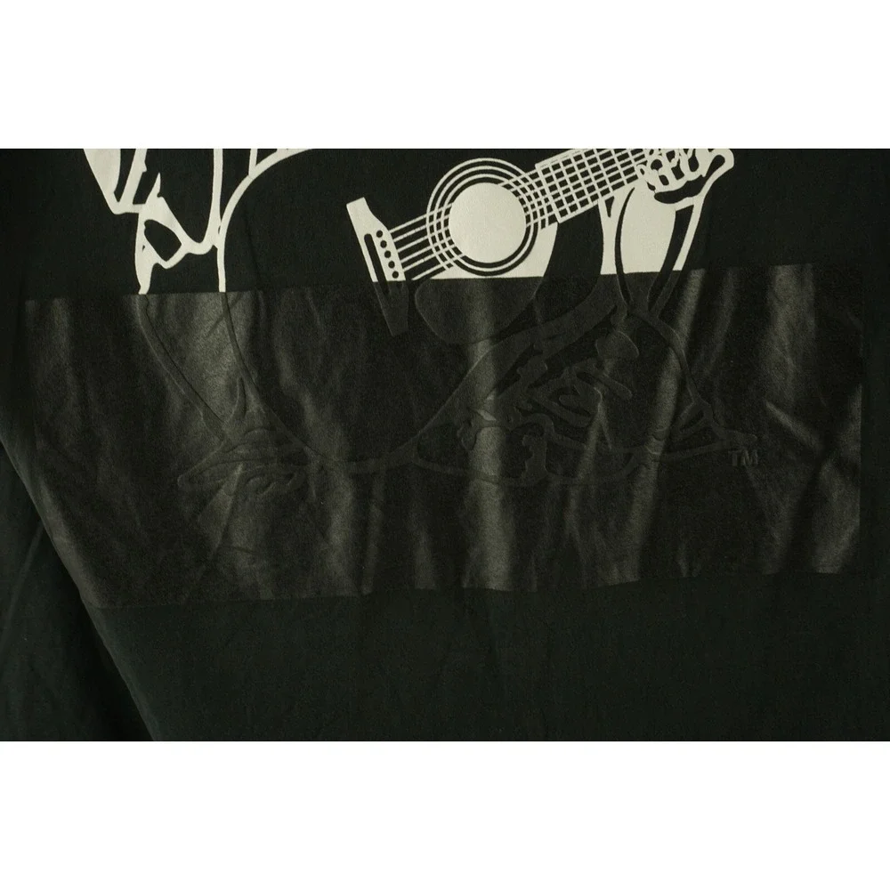 True Religion Big Buddha Men's Medium Short Sleeve‎ Black Graphic Crew T-Shirt